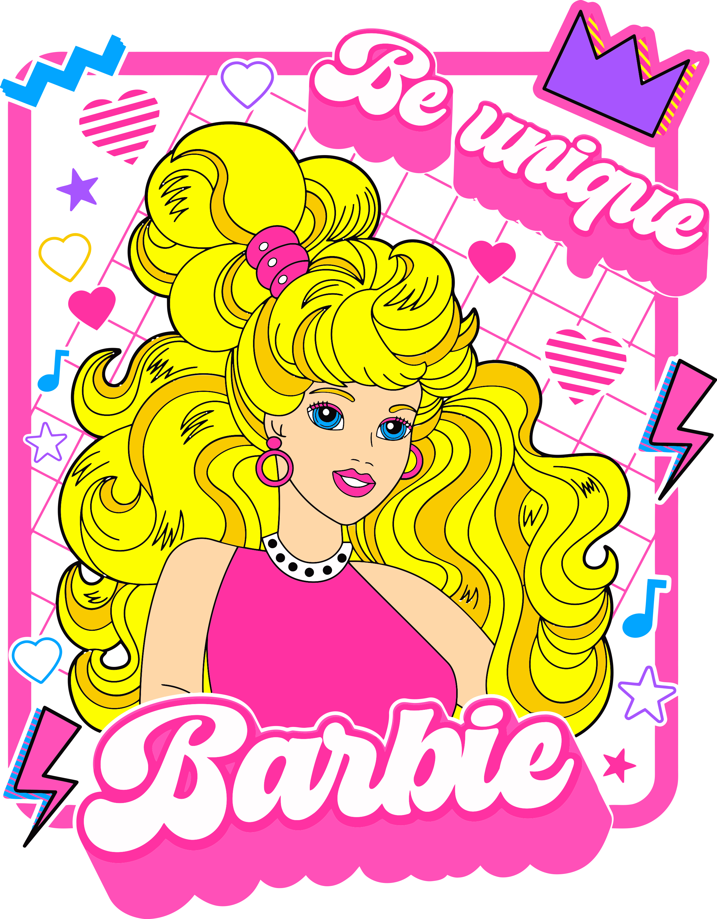 Barbie 11 Svg Line Art Free Vectors